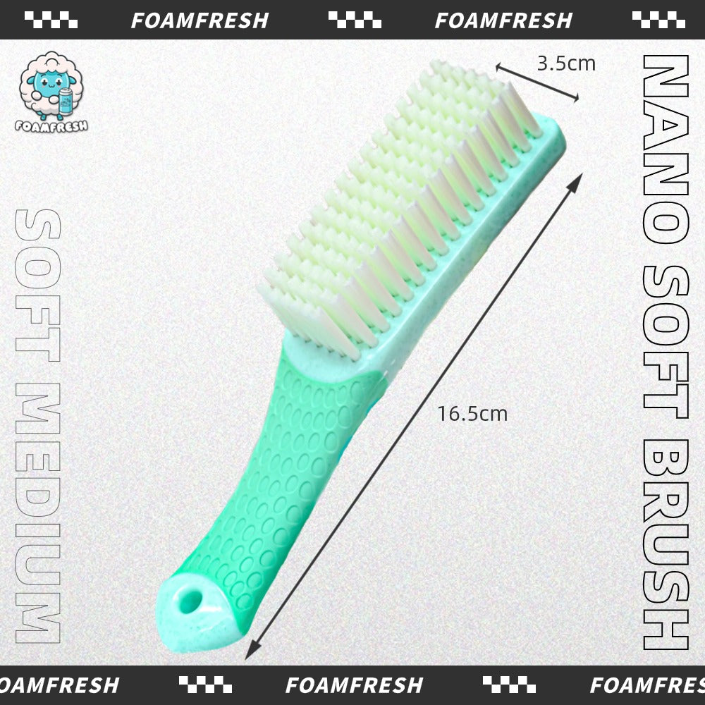 FoamFresh Nano Soft-Bristle Shoe Brush